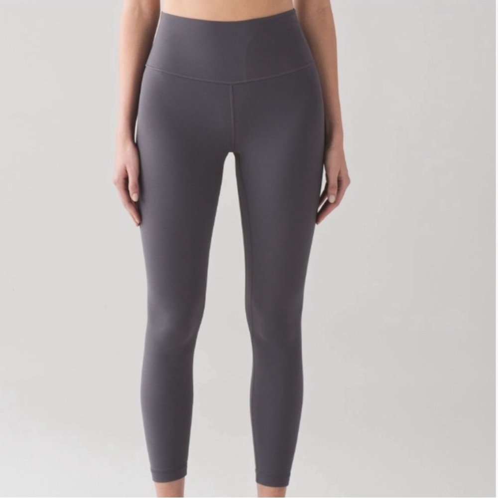 NWT Lululemon Align 7/8 Pants, Dark Carbon, 6